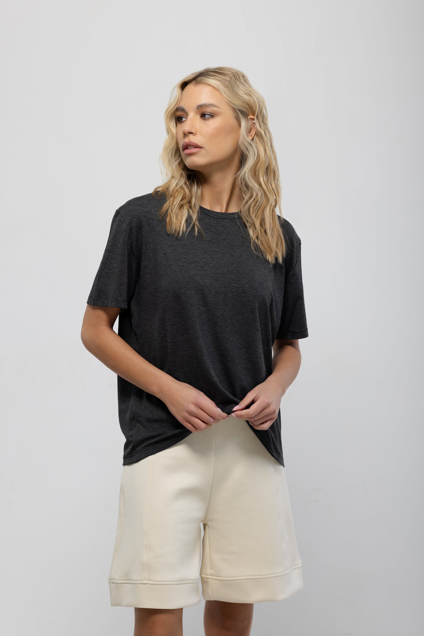 Dark gray T-shirt