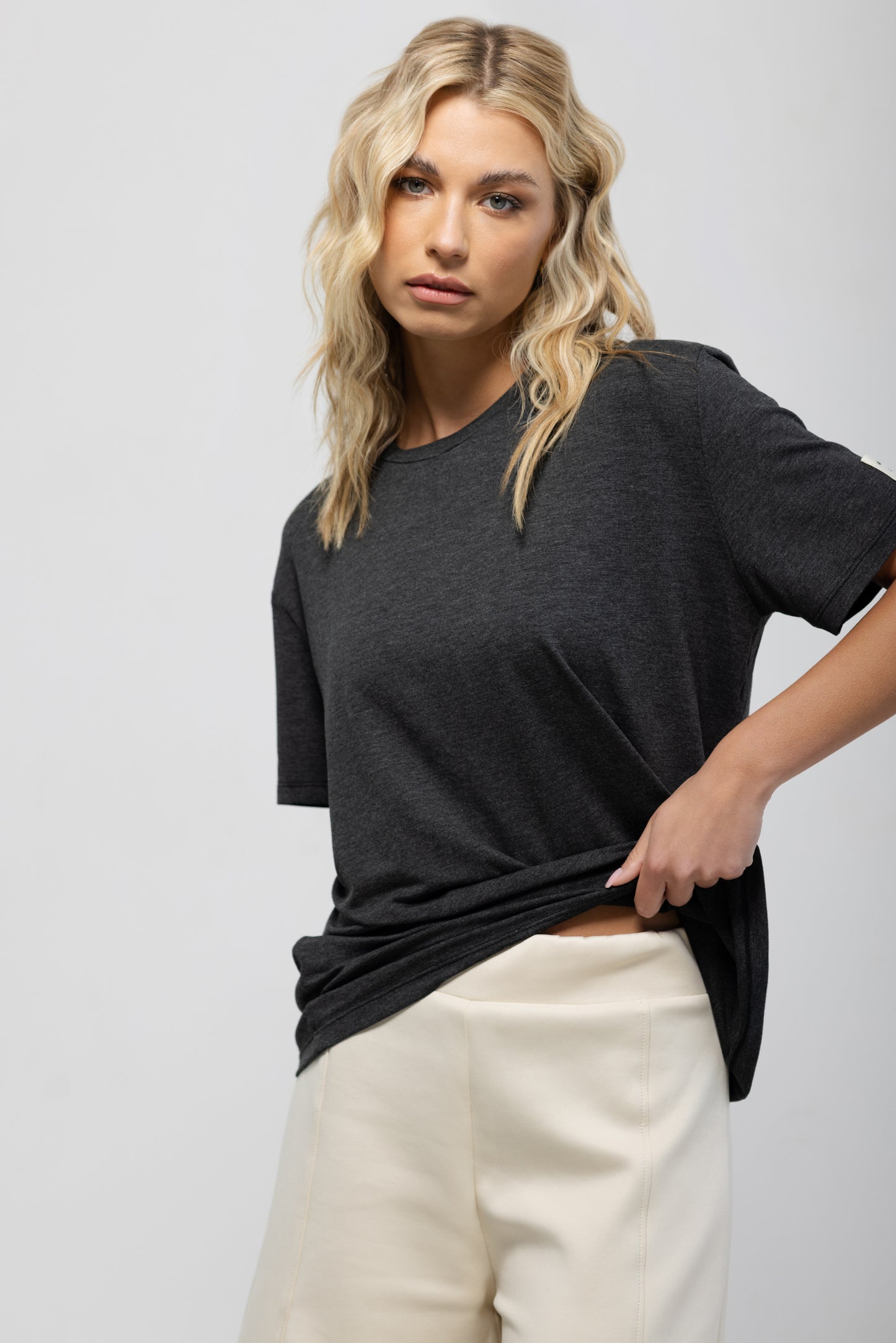 Dark gray T-shirt