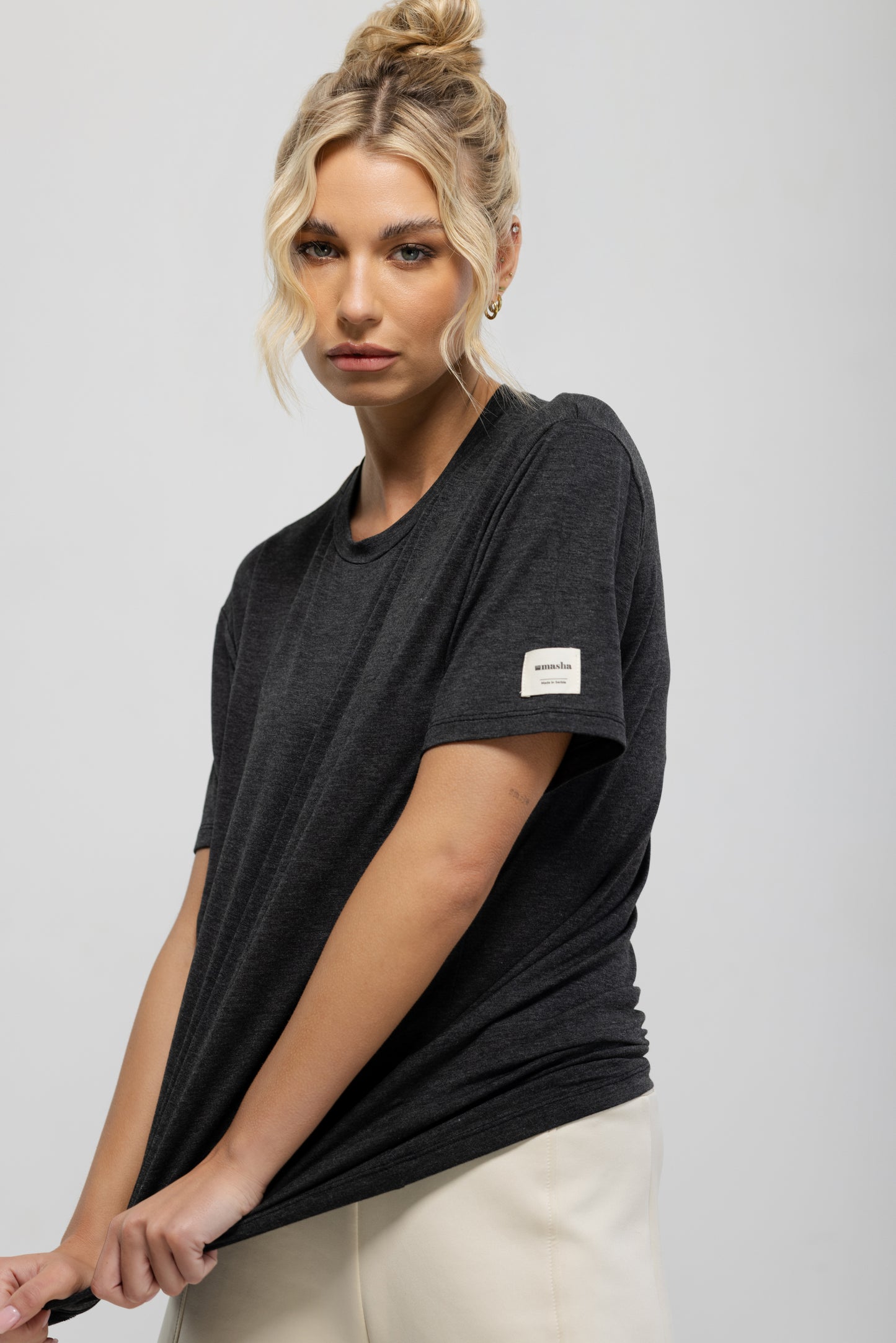 Dark gray T-shirt